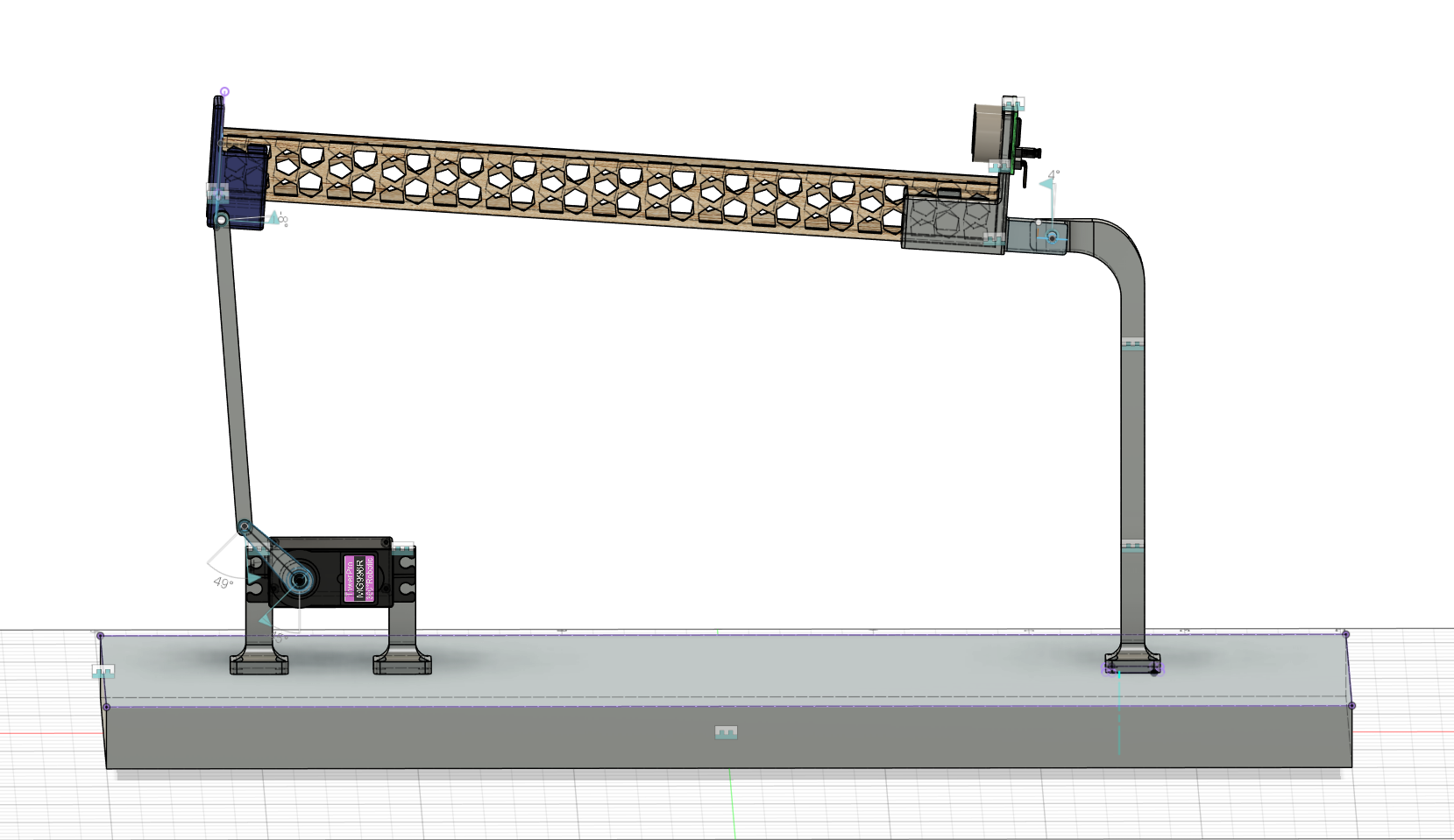 Ball and Beam CAD Diagram 1
